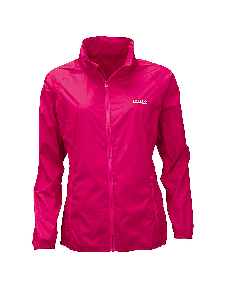 PRO-X ELEMENTS Damen Regenjacke Packable beere | 36